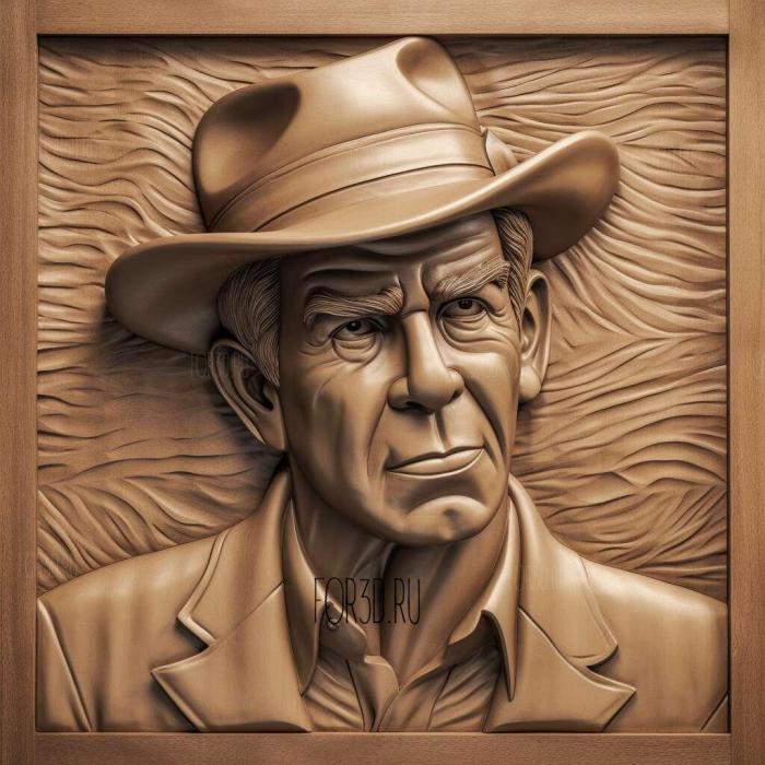 Fred MacMurray 3 3d stl модель для ЧПУ